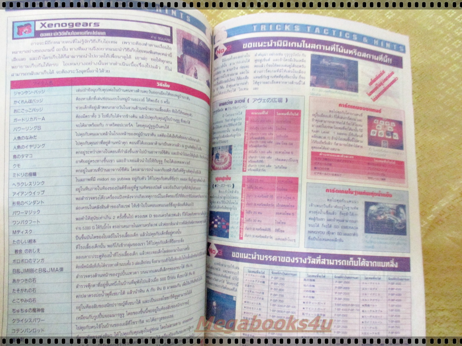 นิตยสารเกมส์MEGA ปี1998 ฉบับที่20