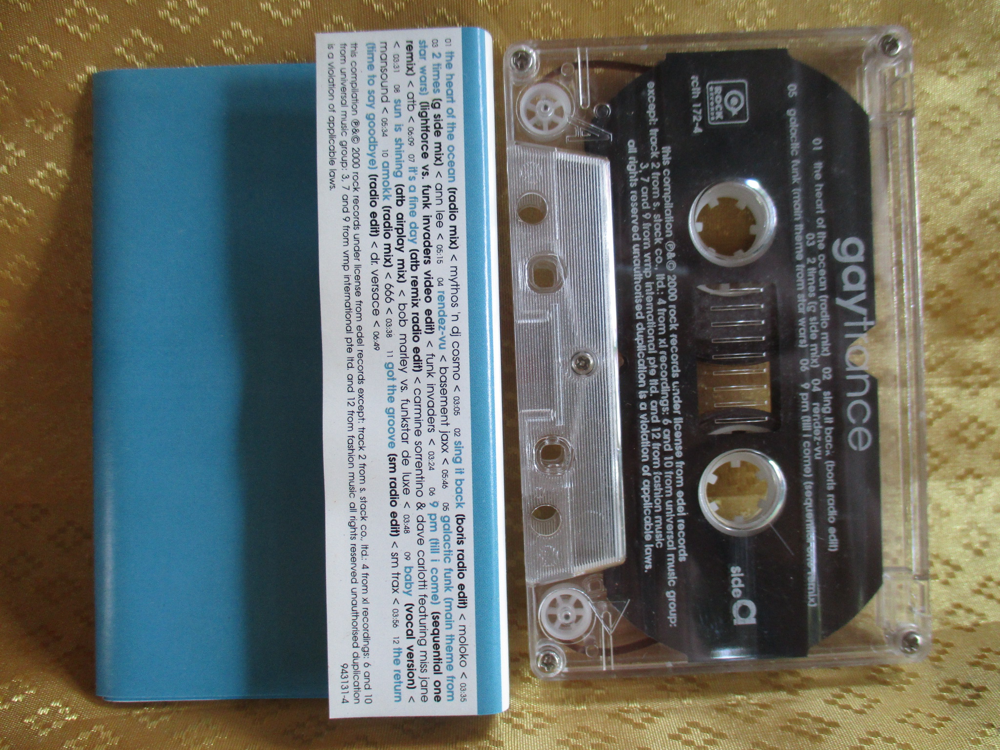 เทปเพลงสากล อัลบั้ม GAYTRANCE