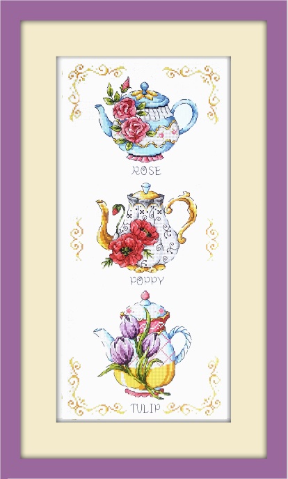 Soda ชุดปัก Flower Teapot