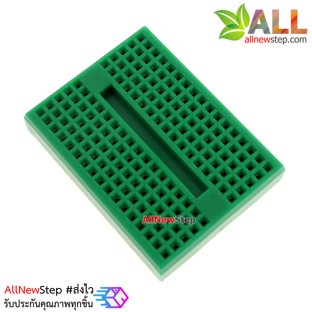 Breadboard 170 holes สีเขียว