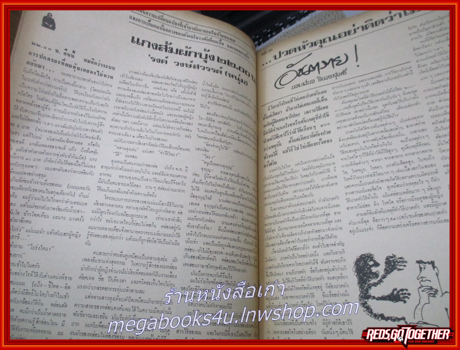 นิตยสารฟ้าเมืองไทย ฉบับ235 ปี2516 ปก นาข้าว มีงานเขียนของ รงค์ วงษ์สวรรค์