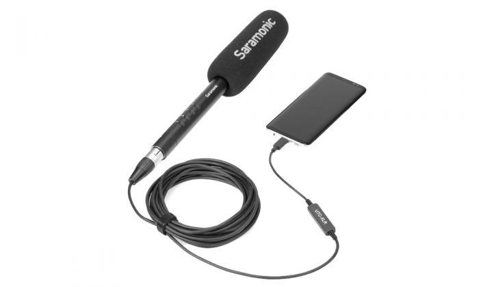 Saramonic UTC-XLR XLR female connector to USB Type-C audio interface