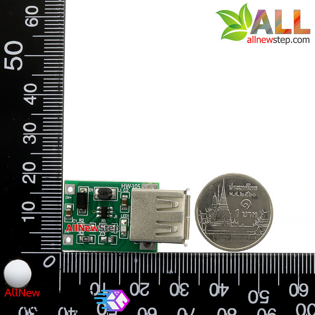 0.9-5V To 5V 500mA USB Charger DC-DC Converter Step Up Module