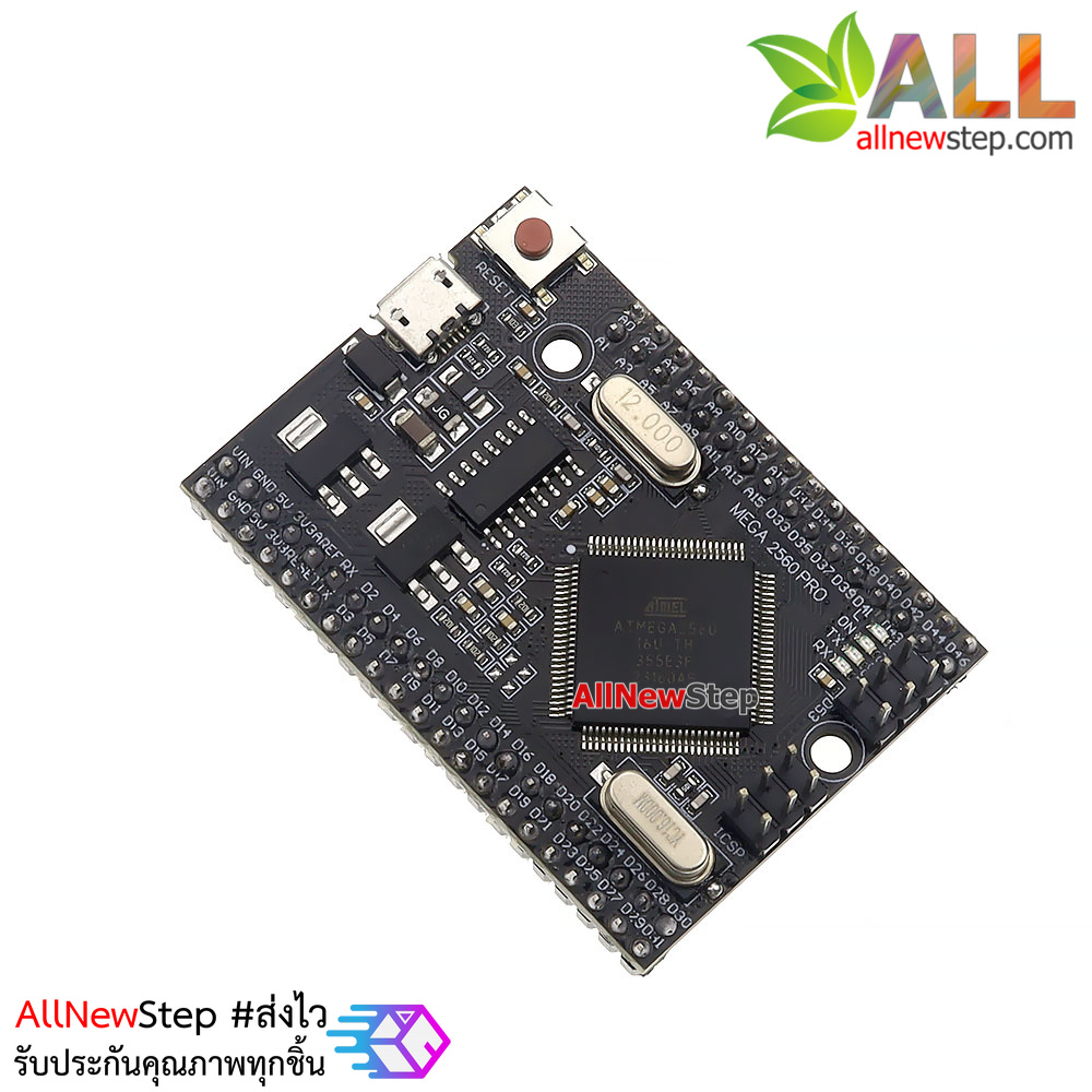 บอร์ด Arduino Mega2560 Pro Arduino Mega2560 Pro ATmega2560 CH340G (Arduino-Compatible) แบบบัดกรีขาแล้ว