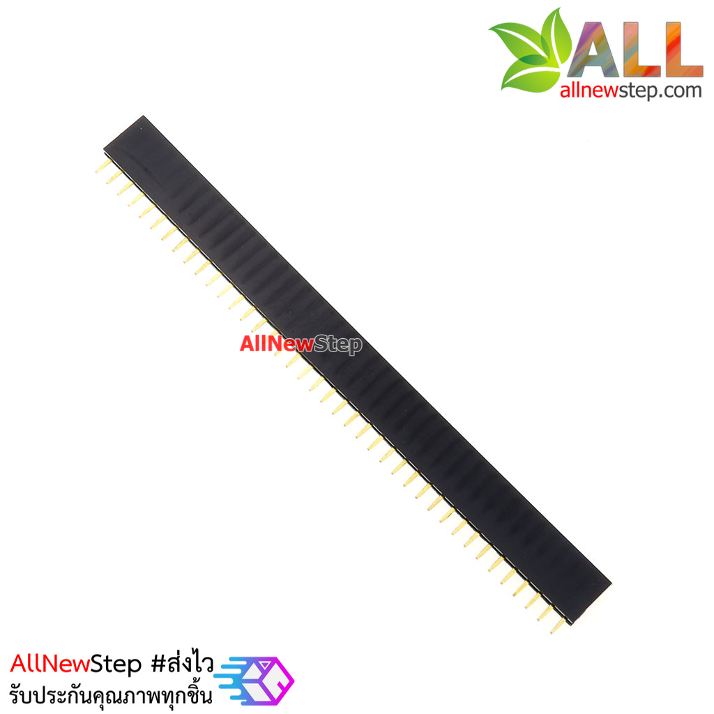 1x40 Pin 2.54mm Pin Square Female Pin Header Connector
