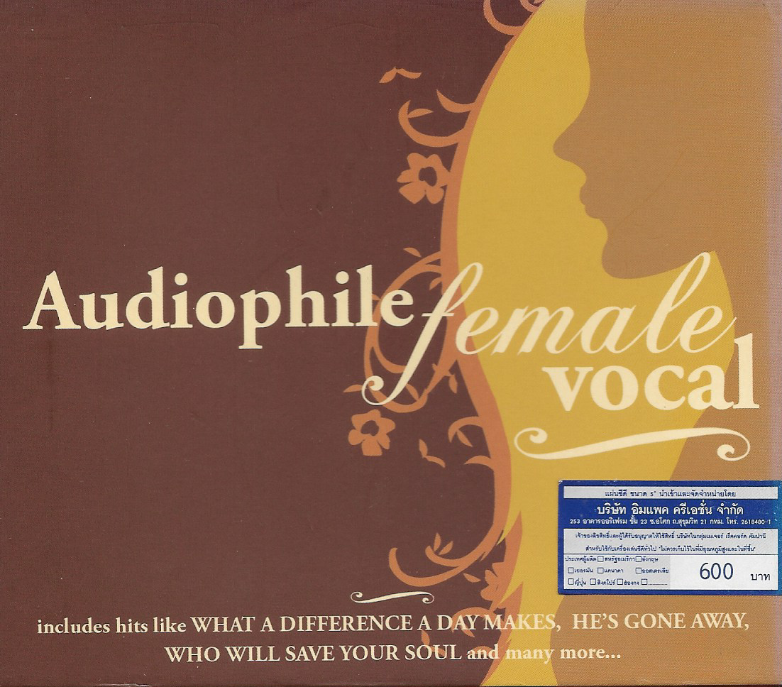 CD,Audiophile Female Vocal (24 bit 96khz Remastering)(Gold CD)(Various Artists)(2005)(Hi-End Audio)