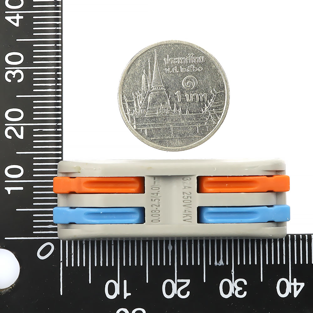 ขั้วต่อสายไฟ ต่อสายไฟ 2 คู่ terminal block 2p 32A 250V