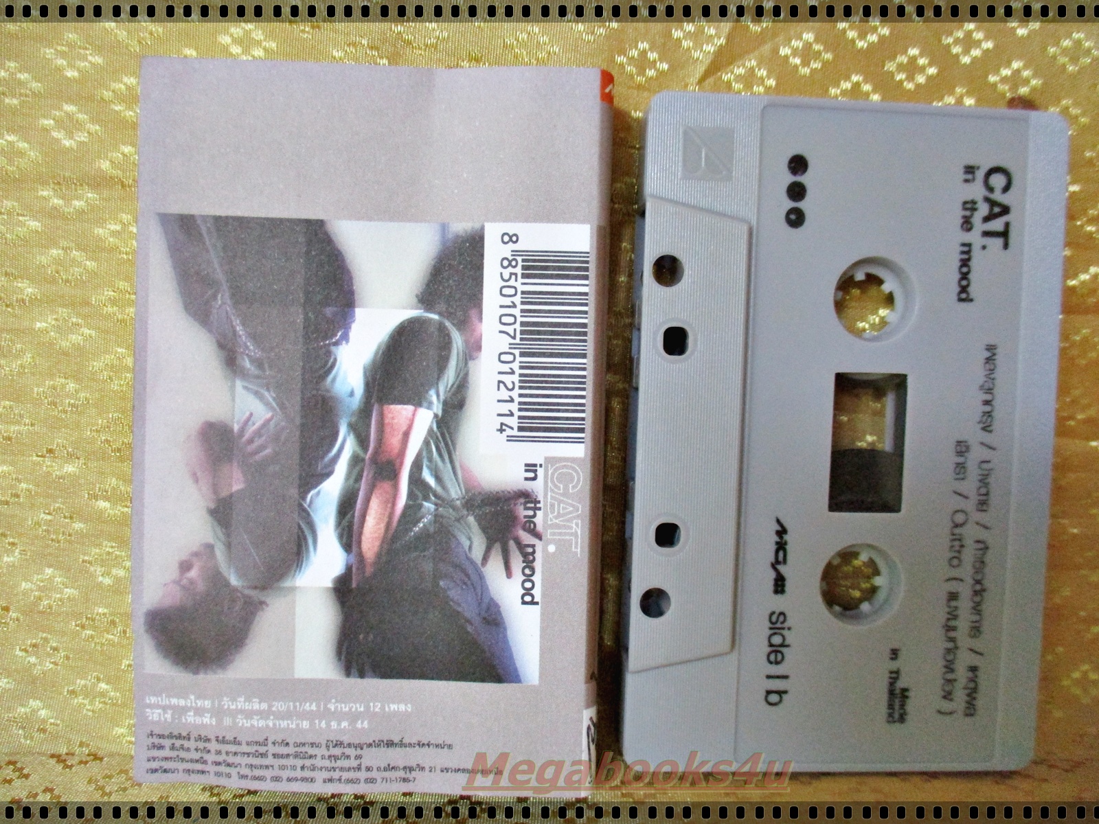 เทปเพลงไทยสากล จีรศักดิ์ ปานพุ่ม อัลบั้ม CAT. IN THE MOOD