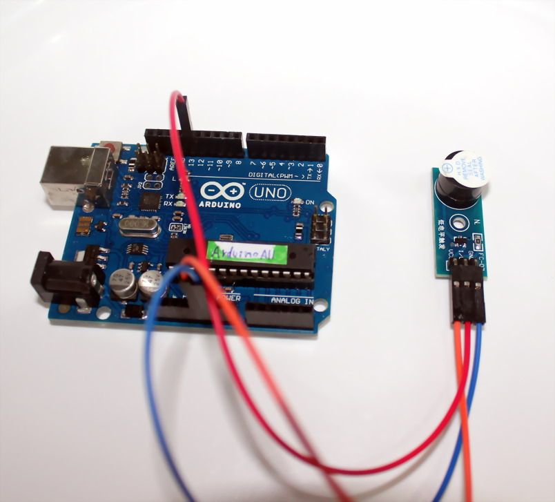 Active Buzzer Module 3.3 - 5V ทำงานแบบ Active LOW