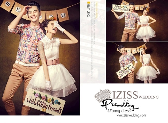 **พรีออเดอร์** PW076 ชุดถ่ายพรีเว็ดดิ้ง (pre wedding dress) ชุดแฟนตาซีชายหญิง "ธีมสีขาว"