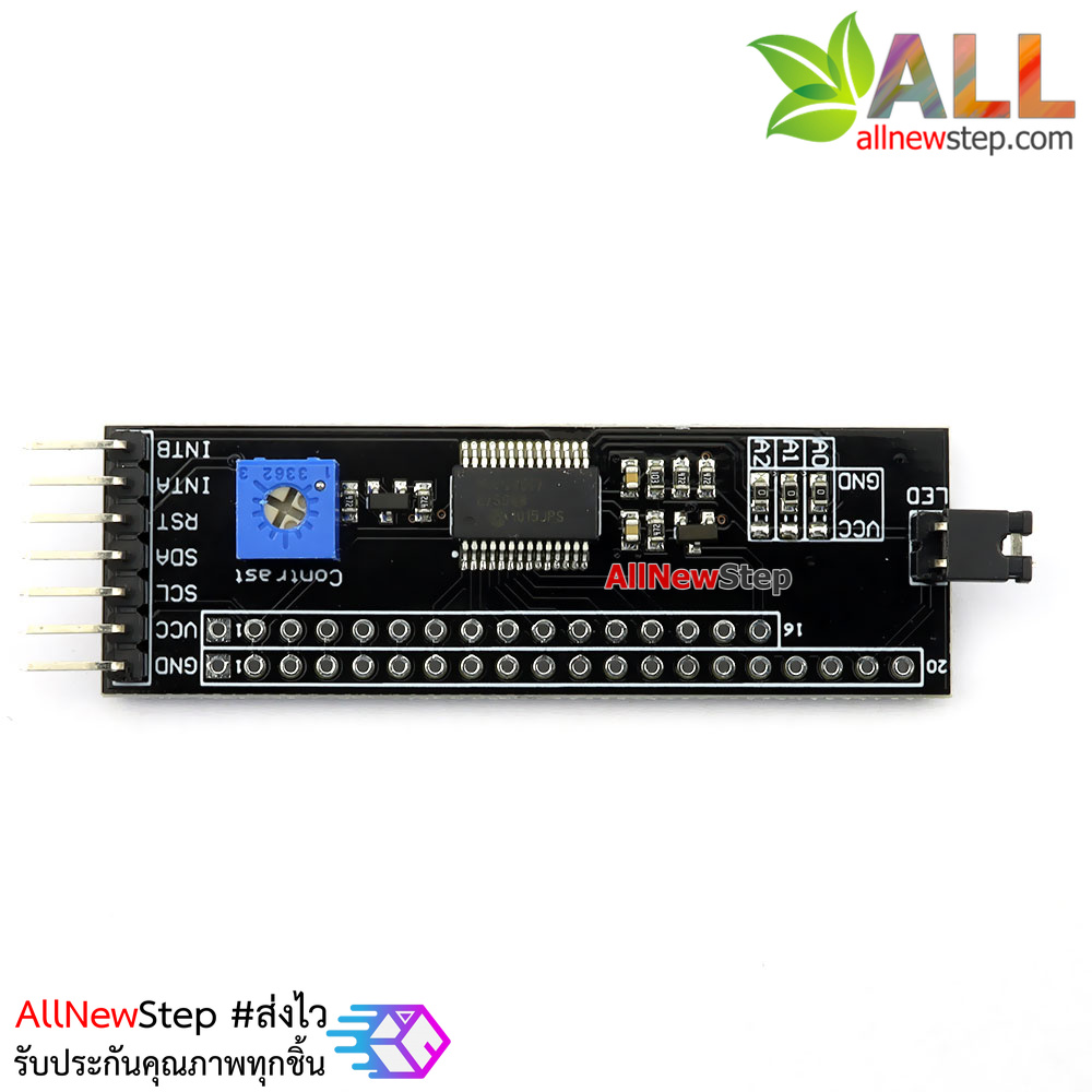 โมดูล I2C MCP23017 สำหรับต่อจอ LCD 1602 2004 12864 แปลงให้เป็นแบบ I2C IIC