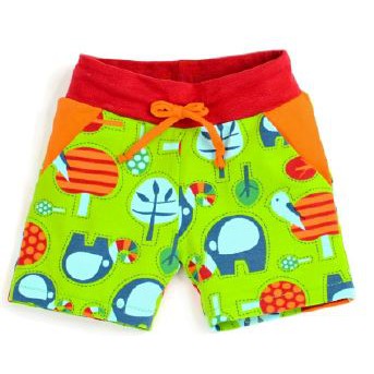 แพทเทิร์นตัดกางเกงขาสั้นเด็ก เอวผูก มีกระเป๋า (ไซส์ 3 เดือน - 6 ขวบ เลือกที่ตัวเลือกสินค้า)