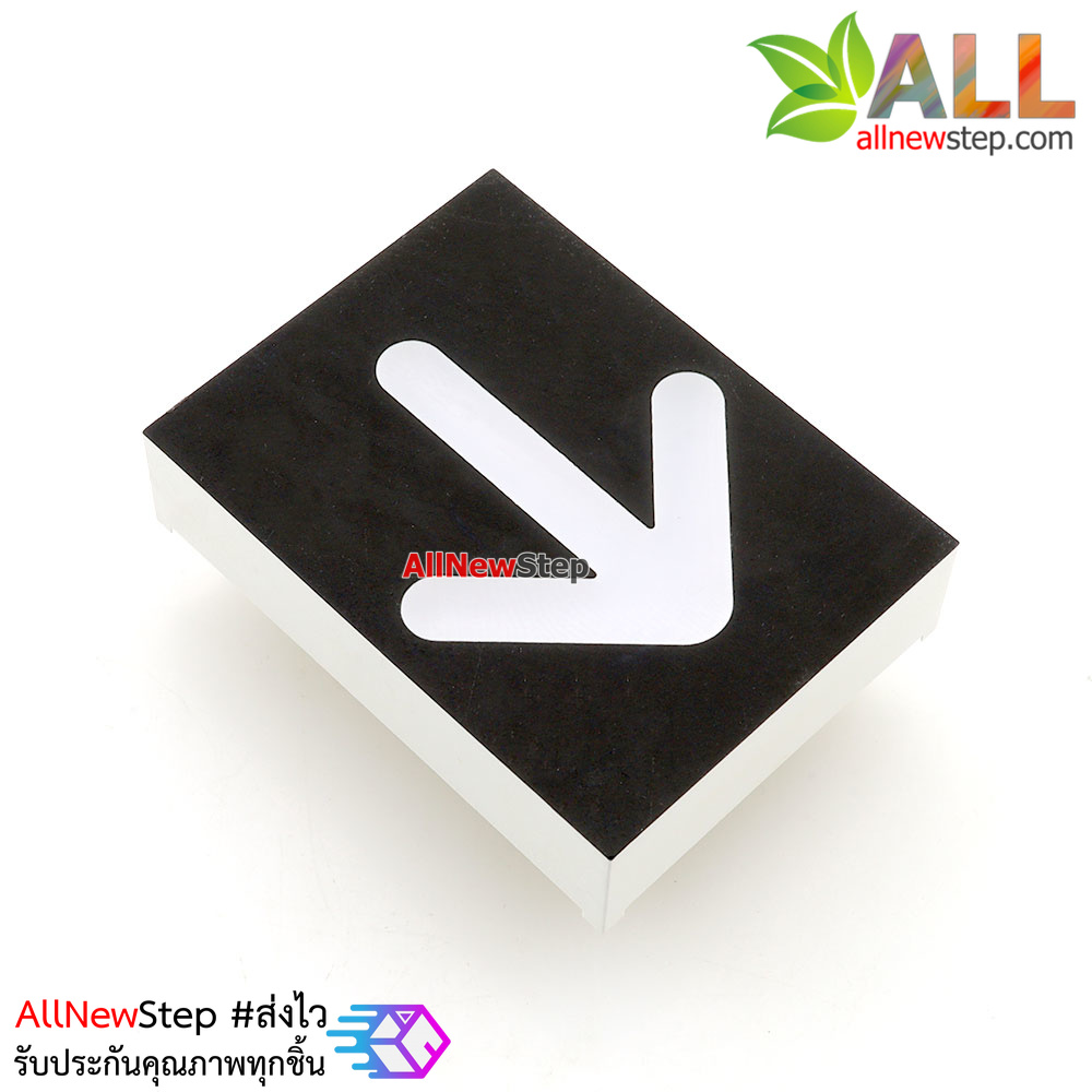 LED ลูกศร 1.2 นิ้ว ขนาด 30x40mm สีแดง