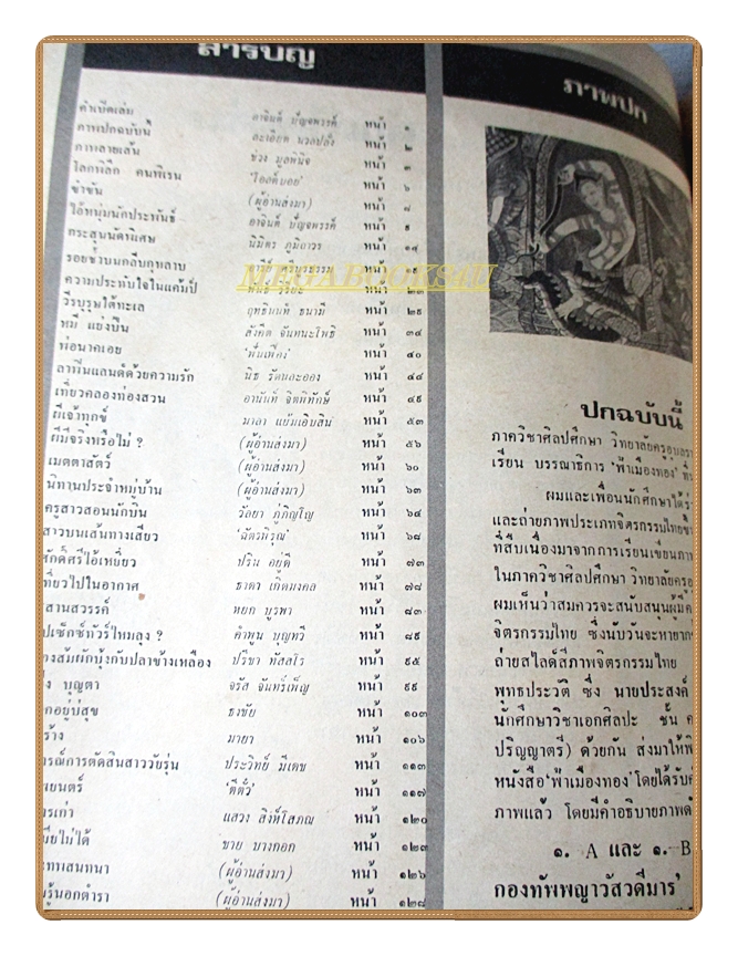 นิตยสารฟ้าเมืองทอง ฉบับ061 ปี2524 สภาพดี