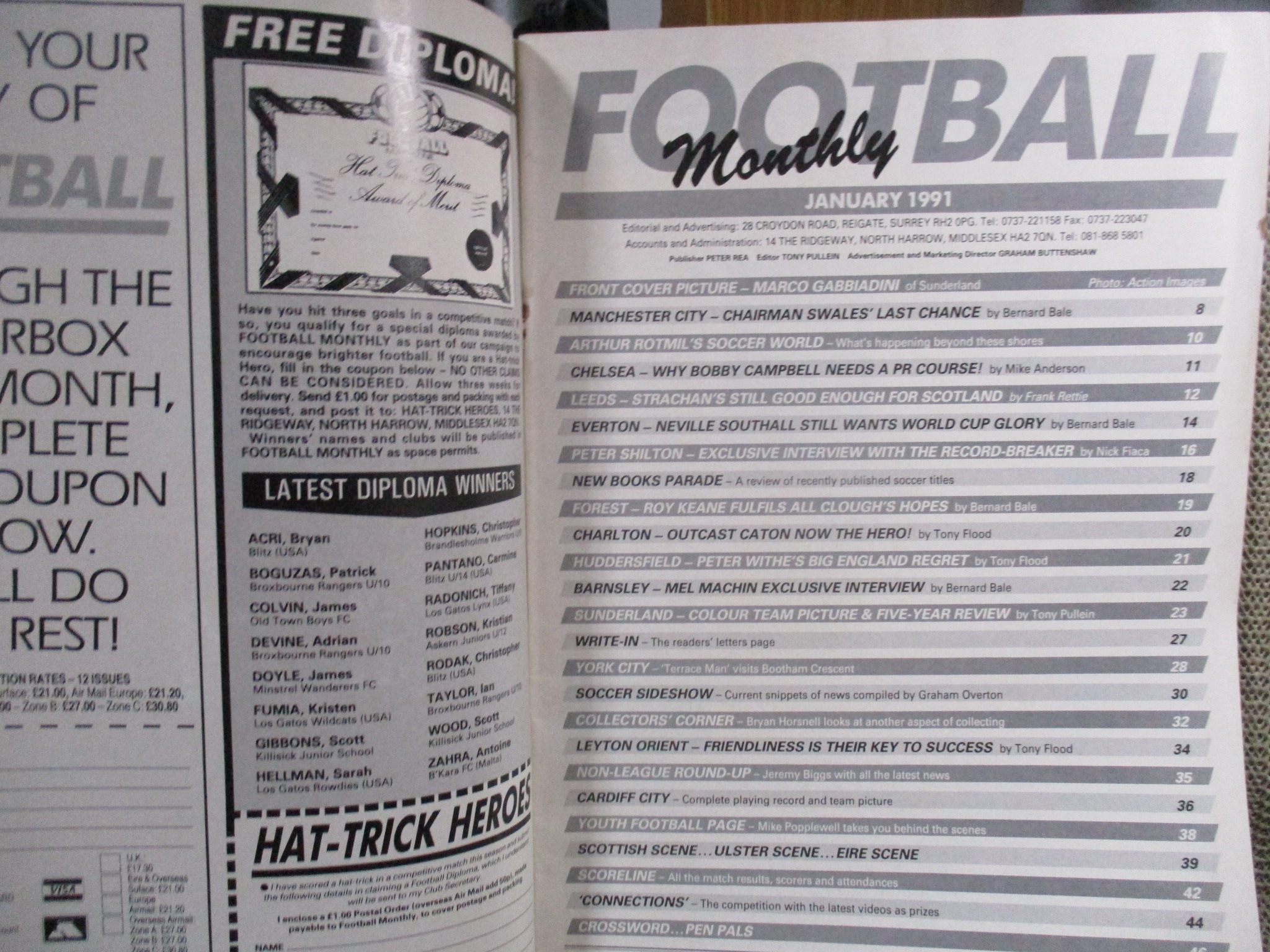 FOOTBALL MONTHLY VOL.16 NO.12 ---สตาร์ซอคเกอร์ ฟุตบอล