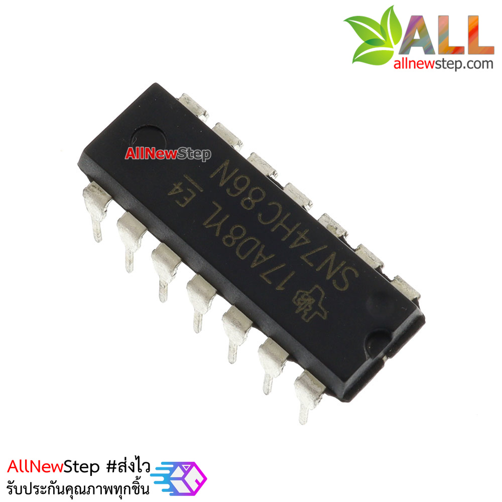 IC 74HC86N Quad 2 input EXCLUSIVE OR gate ไอซีเบอร์ 74HC86N