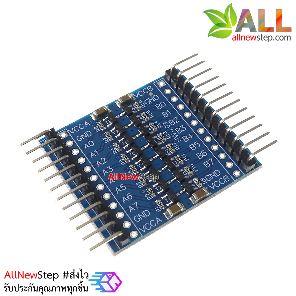 โมดูลแปลงสัญญาณ 3.3V-5V 8 ช่อง logic Bi-directional logical voltage conversion 3.3V-5V IIC UART SPI TTL module