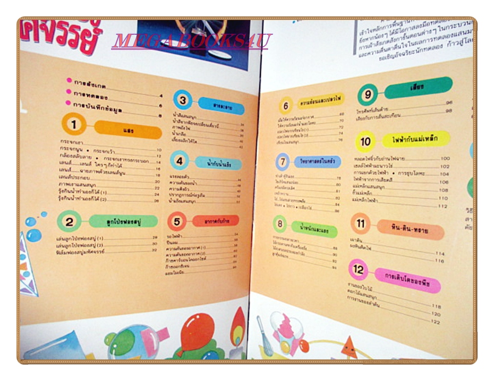 หนังสือพัฒนาการเด็ก ชุด การทดลองคิดประดิษฐ์สนุก เล่ม1 การทดลองมหัศจรรย์