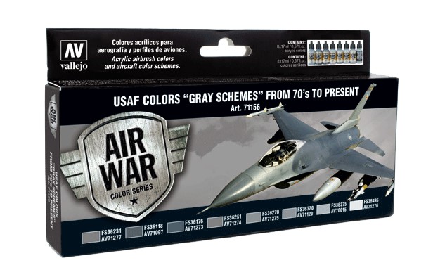USAF Colors "Gray Schemes" from 70's to present