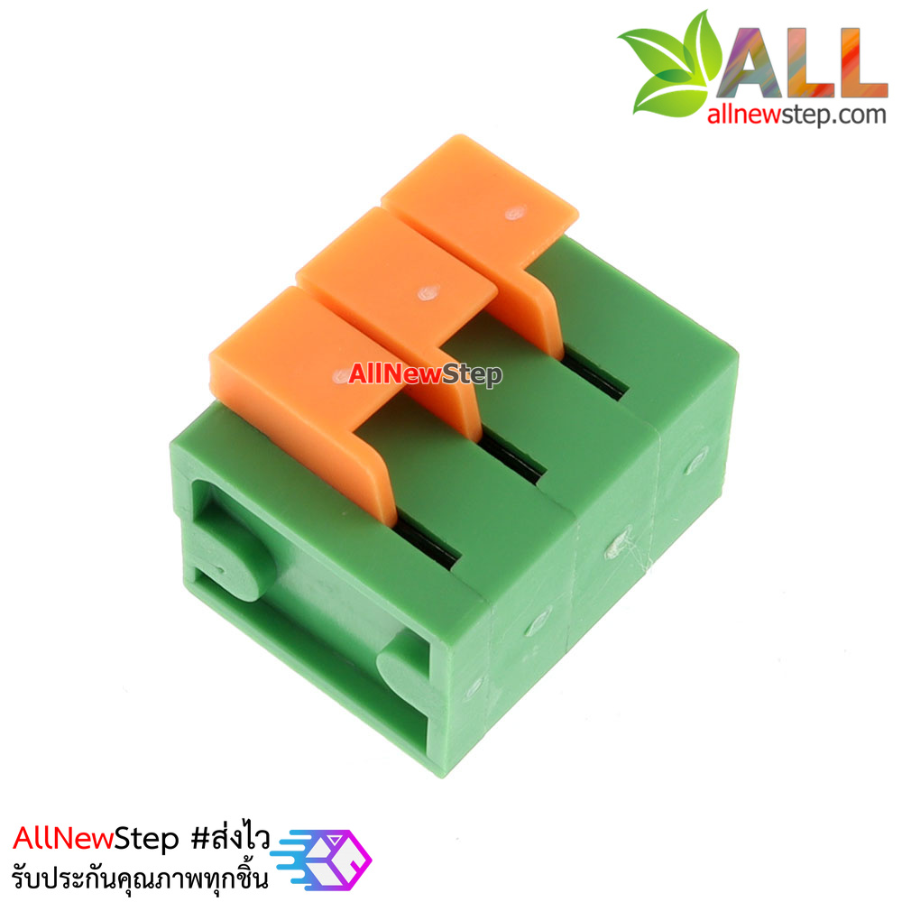 Terminal KF142V KF142R 5.08mm screw-free spring type PCB 3p แบบ 3 ขาตรง