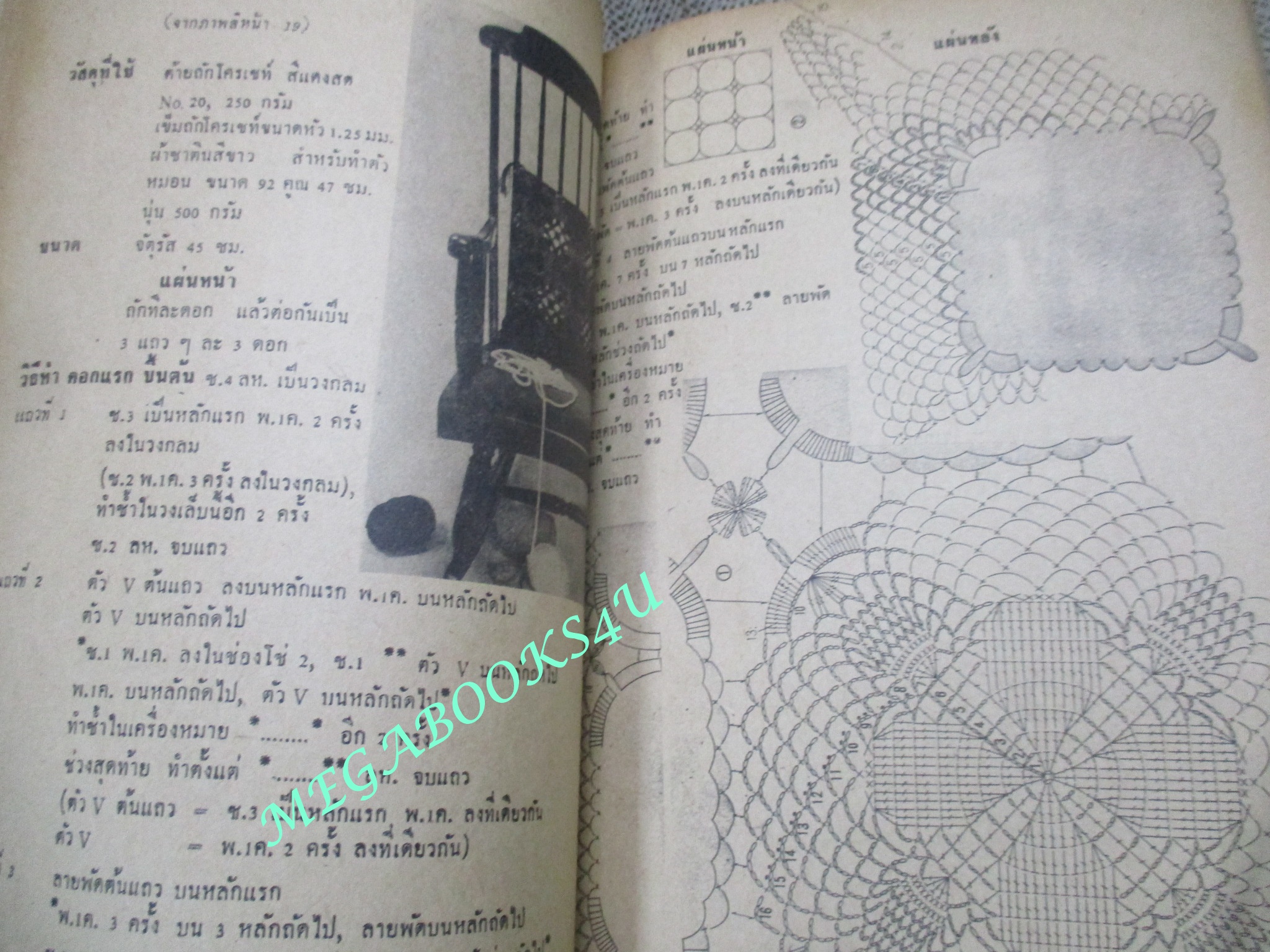 หนังสือ โครเชท์ กุลสตรี เล่ม1 โดย แก้วตา จายะภูมิ