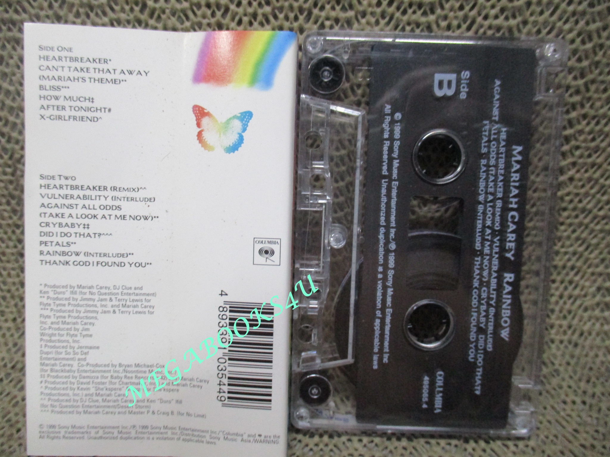 เทปเพลงสากล MARIAH CAREY / RAINBOW