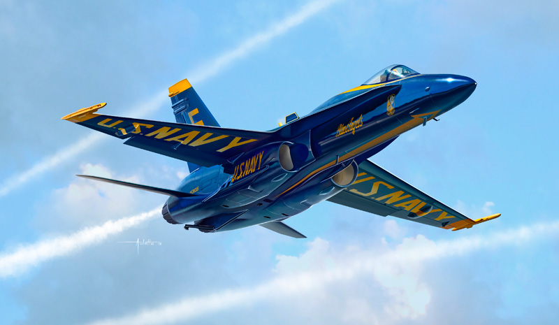 1/72 F/A - 18 Hornet ''Blue Angels''