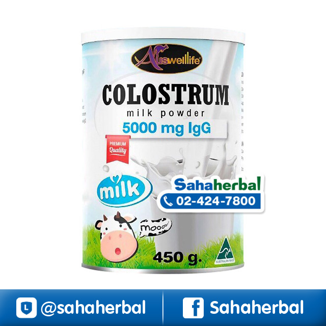 AuswellLife Colostrum Milk Powder 5000 mg นมชงโดสเข้มข้น SALE มีของแถม