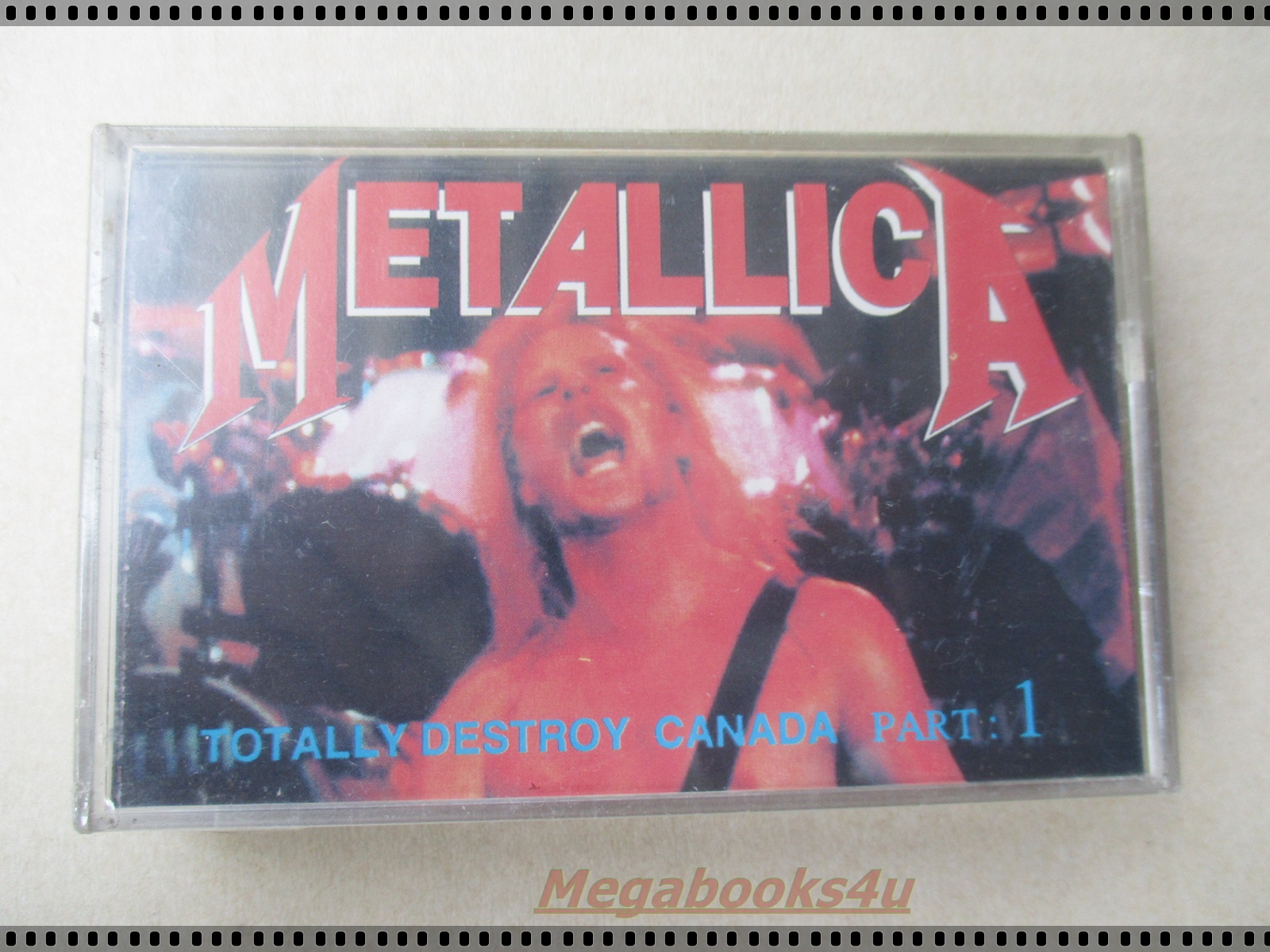เทปเพลงสากลเก่า METALLICA-TOTALLY DESTROY CANADA PART1 มือ1ในซีล