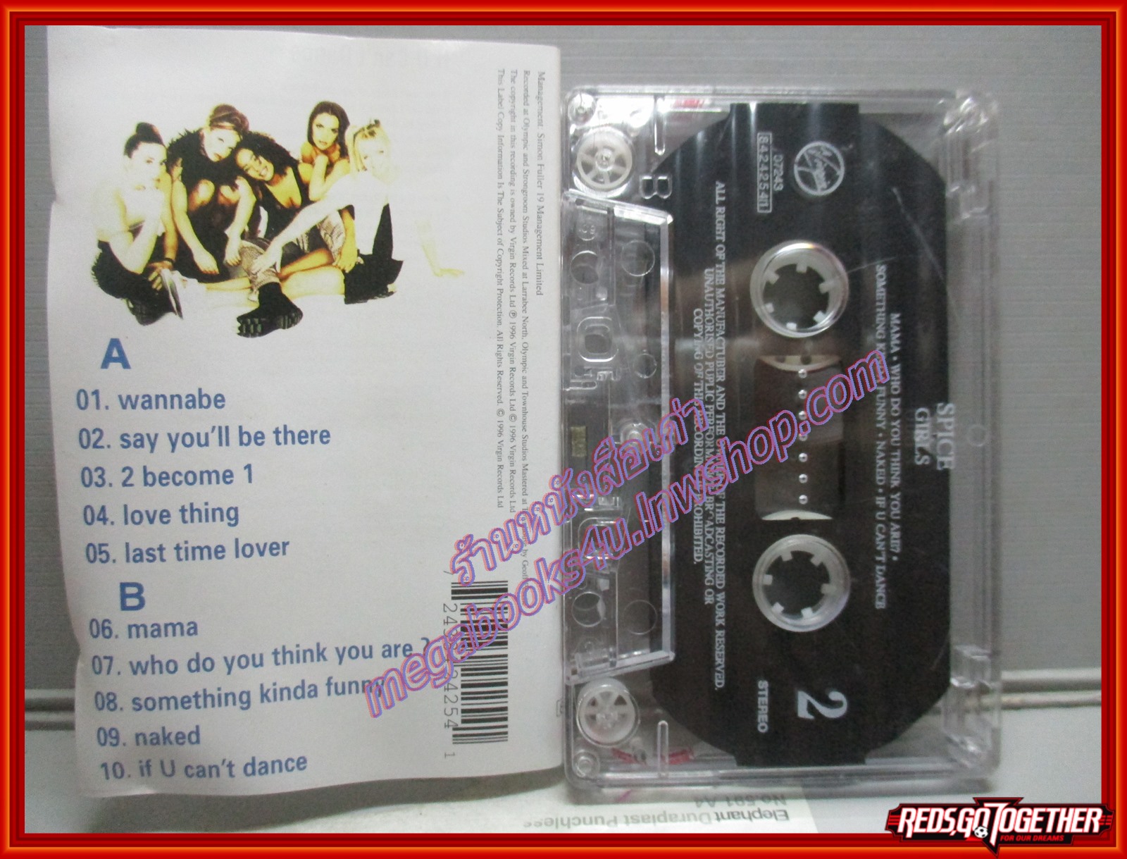 เทปเพลงสากล SPICE GIRLS อัลบั้ม SPICE