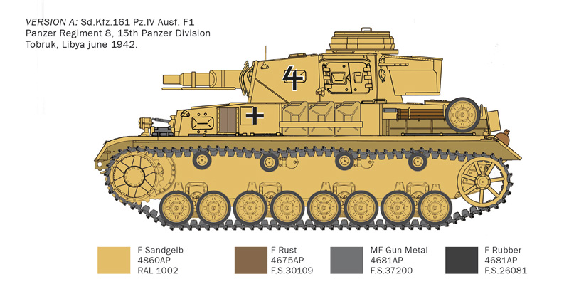1/35 Pz.Kpfw.IV F1/F2/G With Afrika Korps Infantry