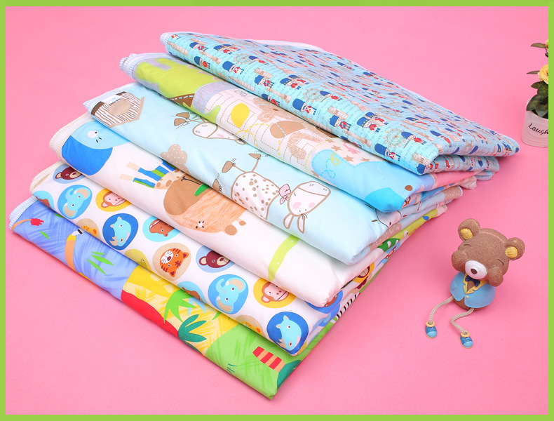 ผ้าปูรองฉี่ ผ้าปูรองคลาน ผ้าปูทำกิจกรรม กันน้ำ 100 %ขนาด 110*158cm