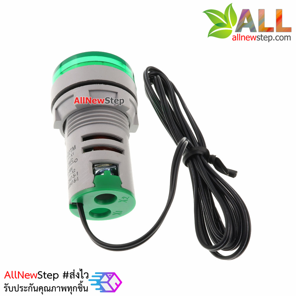 โมดูลวัดอุณหภูมิ LED สีเขียว ไฟเลี้ยง 220VAC