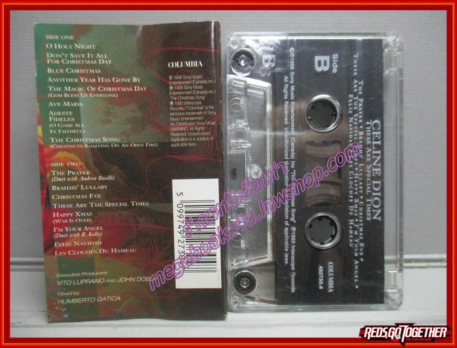 เทปเพลงสากล CELINE DION อัลบั้ม THESE ARE SPECIAL TIMES