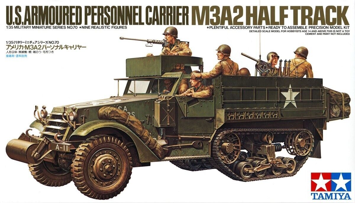 1/35 US Armored Personnel Carrier M3A2 Halftrack