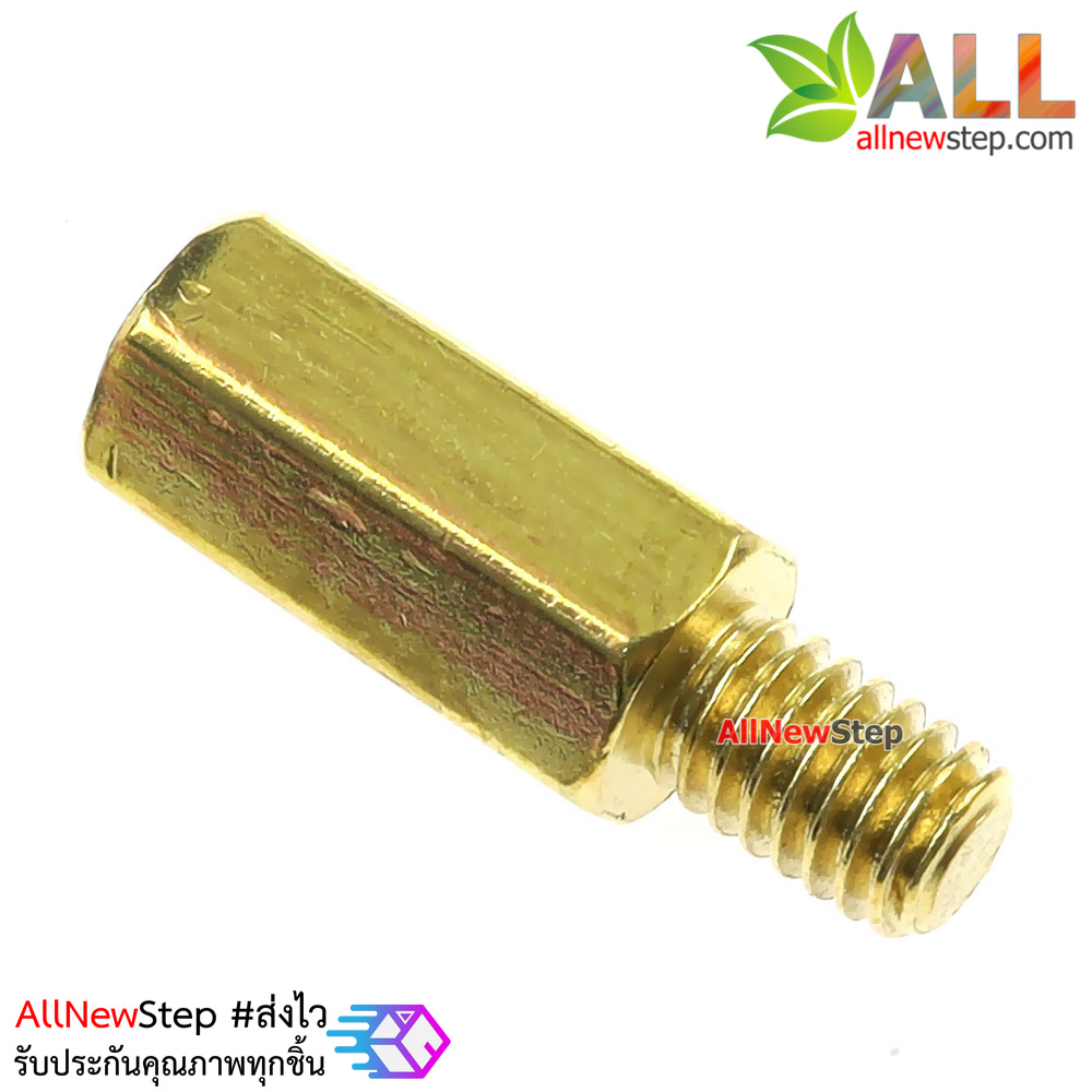 น็อต m4 ขนาด 12+6mm