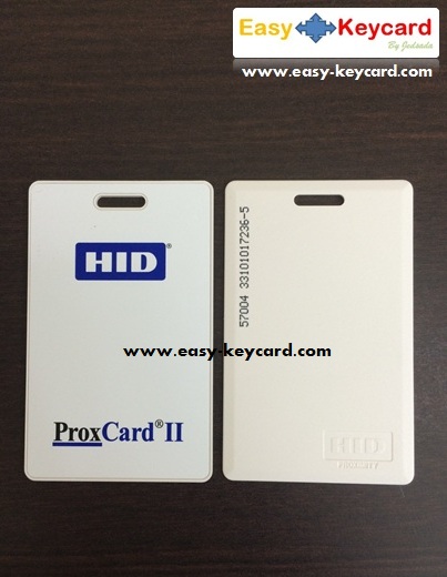 บัตรคีย์การ์ด HID ProxCard ®II (คลื่น 125khz) (แบบหนา)