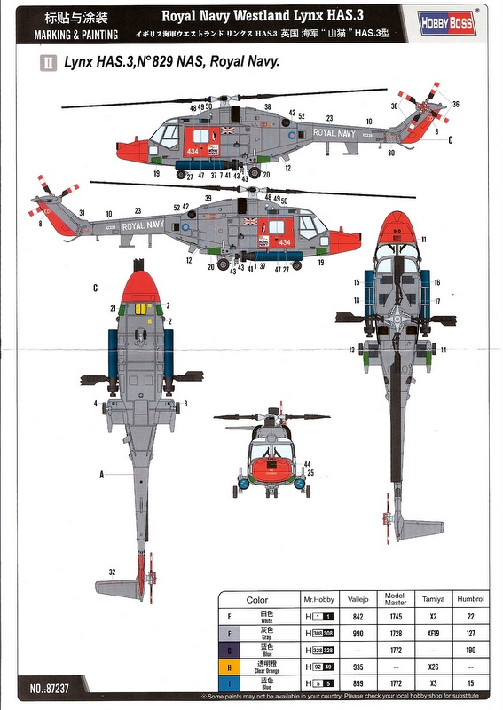 1/72 Royal Navy Westland Lynx HAS.3