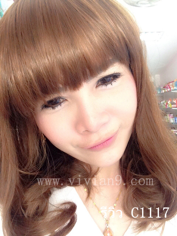 C1117 วิกผมประไหล่ **ล๊อตใหม่จะยาวกว่าเเบบนิดหน่อยนะคะ