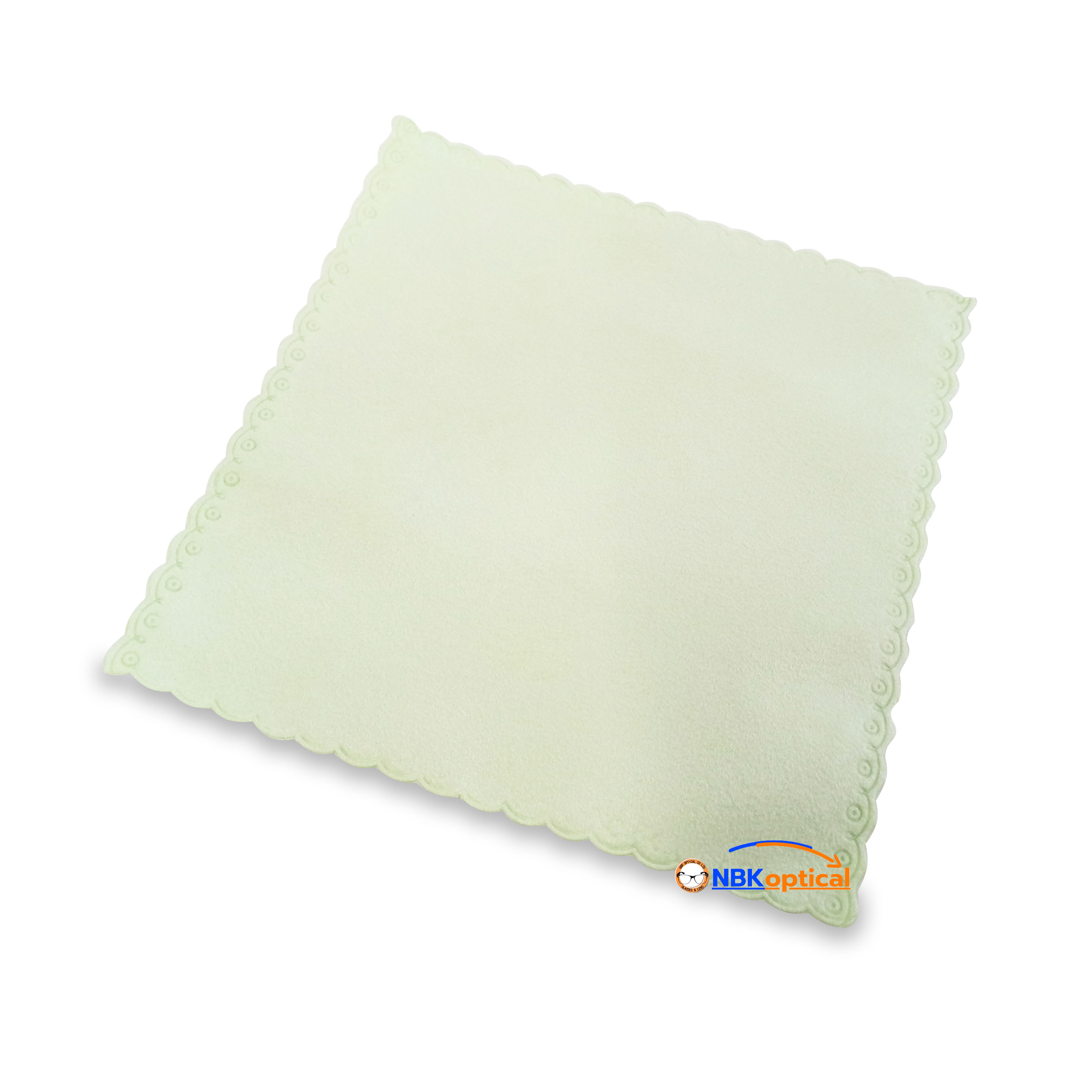 ผ้าเช็ดเลนส์แว่นตา(ผ้าชามัวร์)สีเขียว