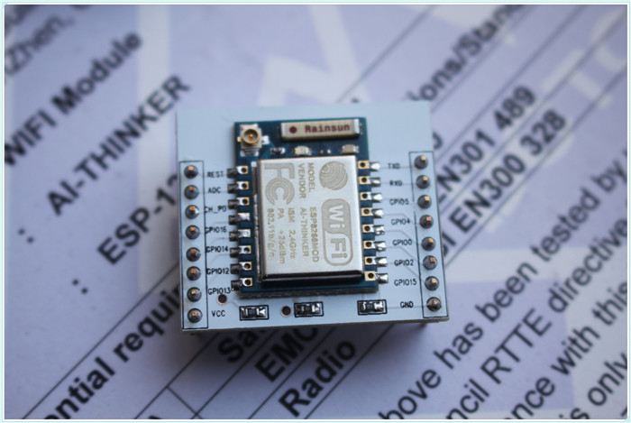 ESP8266 PCB LoRa Ra-01/02 แผ่นปริ้น ESP8266 LoRa พร้อมขาก้างปลา