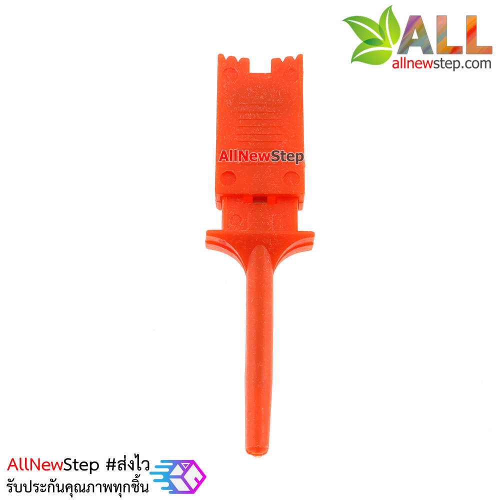 Test hook logic analyzer clip wiring hook Premium Clip หัวจับสายไฟ สีแดง