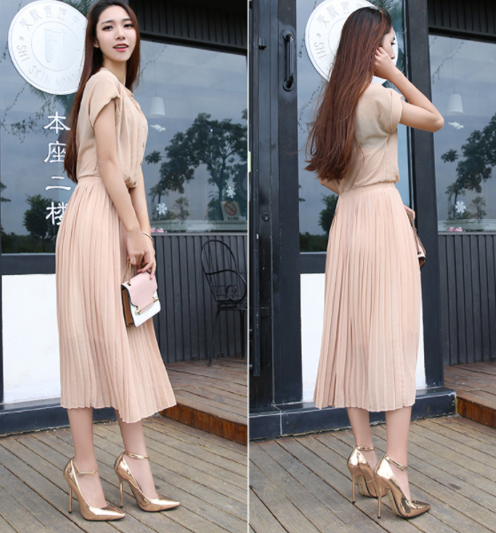 รองเท้าส้นสูงปลายแหลม 5.2 นิ้ว สีดำ/แดง/เงิน/ทอง/น้ำเงิน ไซต์ 35-43