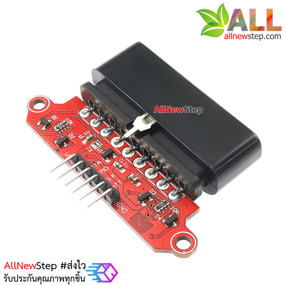PS2 Joy Adapter for Arduino อะแดปเตอร์แปลงหัว PS2 เป็นขาต่อแบบ SPI สำหรับ Arduino