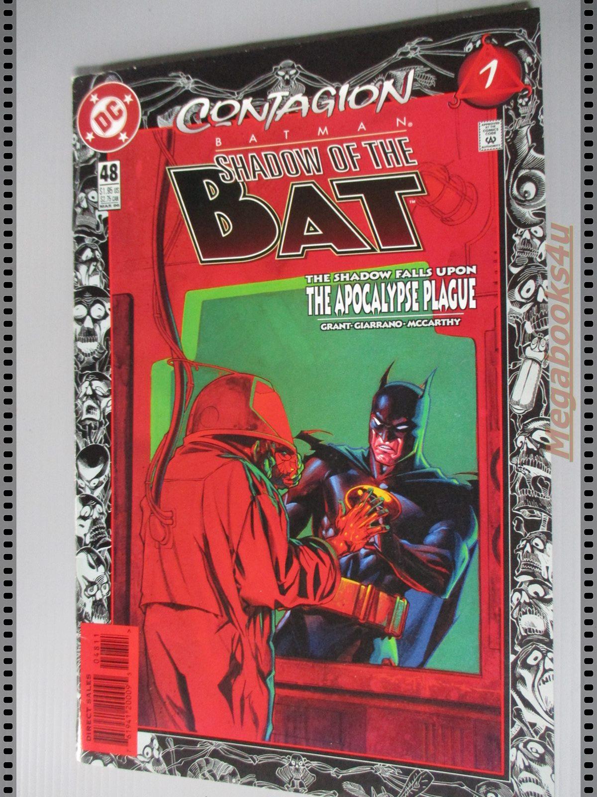 การ์ตูน DC comics การ์ตูนภาษาอังกฤษ แบทแมน BATMAN ฉบับที่ 48 ตอน SHADOW OF THE BAT/THE APOCALYPSE PLAGUE ปี2539