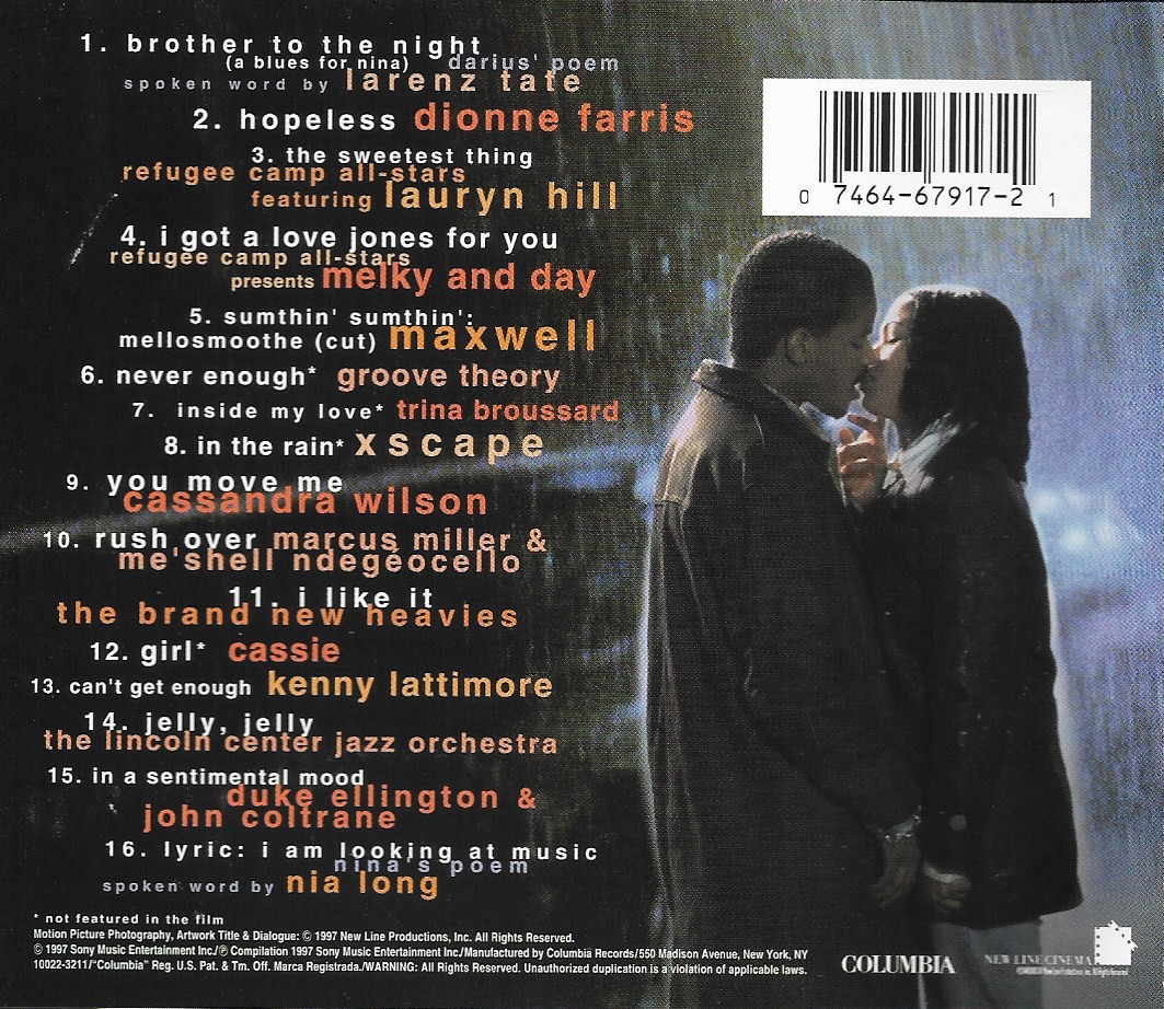 CD,Love Jones The Music (Various Artists)(Soundtrack)(OST.)(1997)