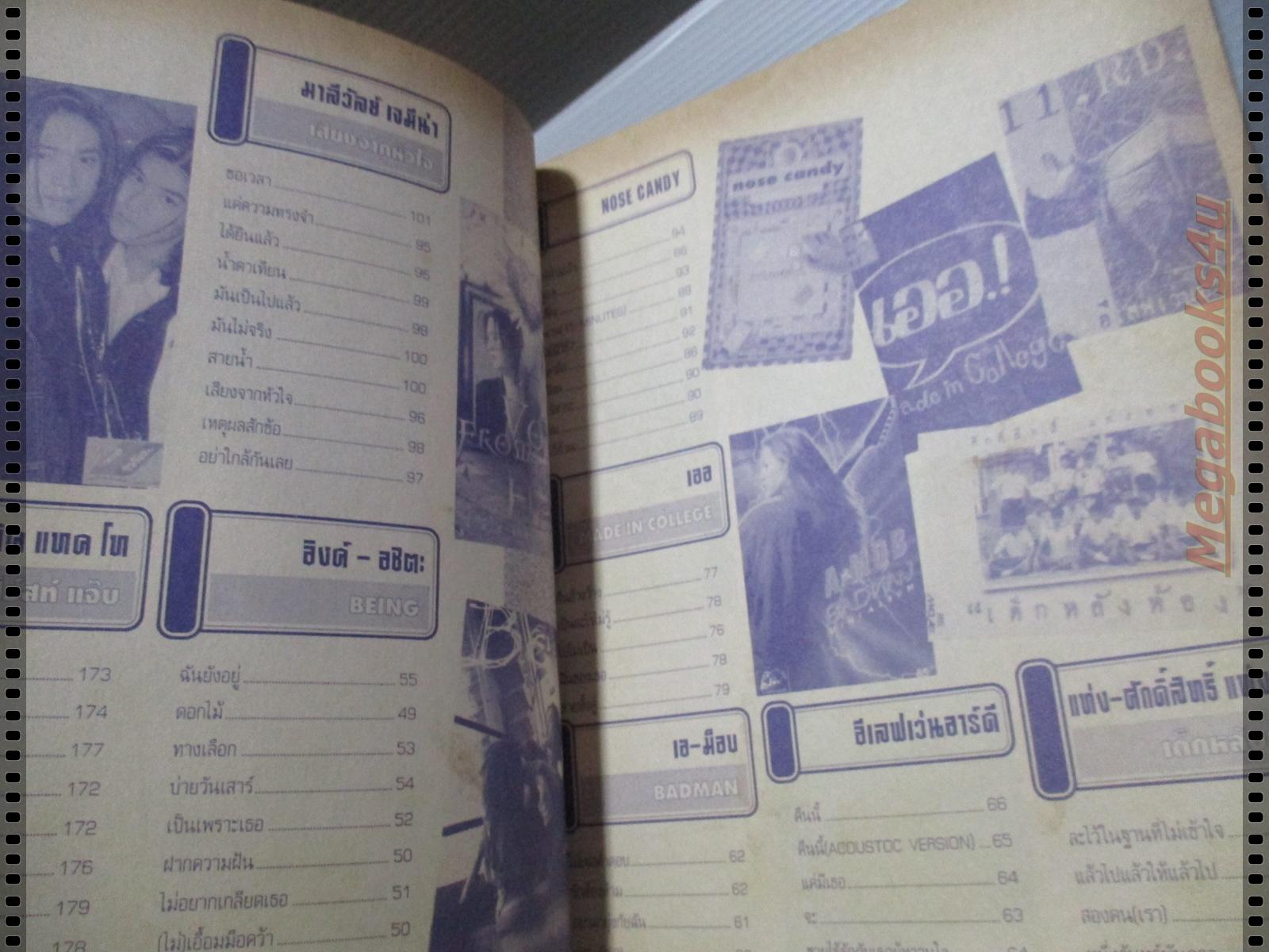 หนังสือเพลงพร้อมคอร์ดกีตาร์ HOT HOT ฉบับที่05 ปี2539