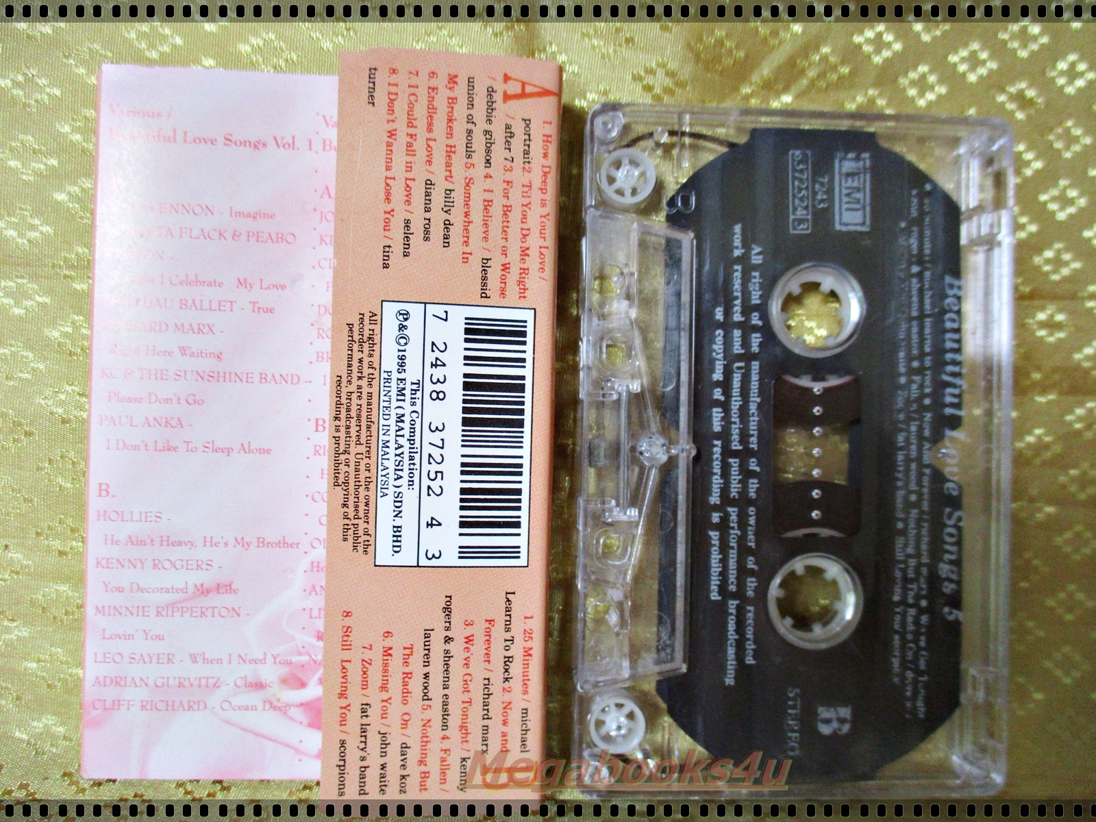 เทปเพลงสากล อัลบั้ม BEAUTIFUL LOVE SONGS 5