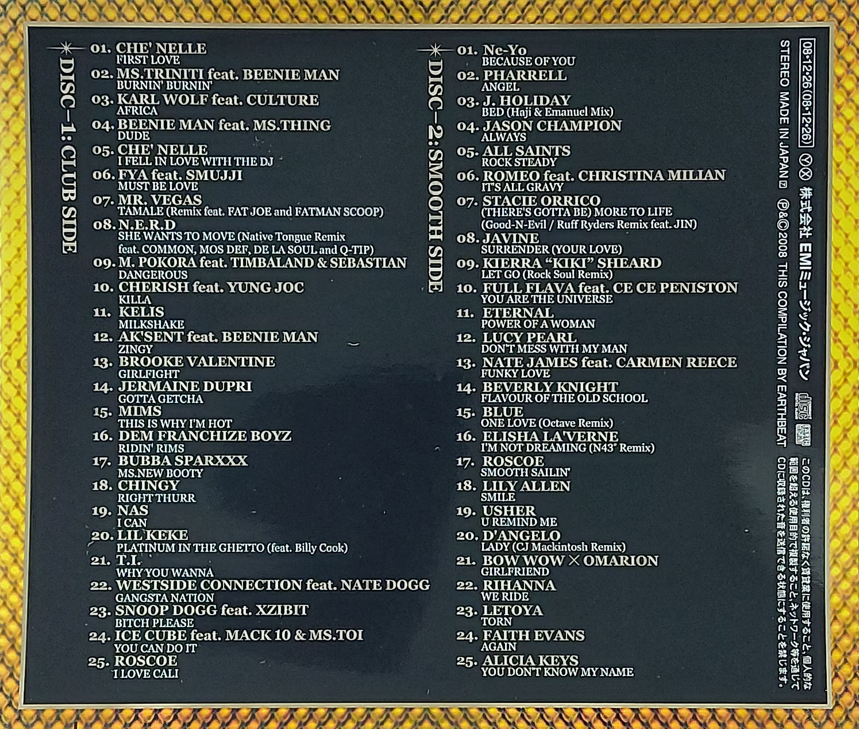 Used CD,V.I.P. HOT R&B HIPHOP TRAX BEST MIX (B)(2CD)(Various Artists)(2008)(Japan)