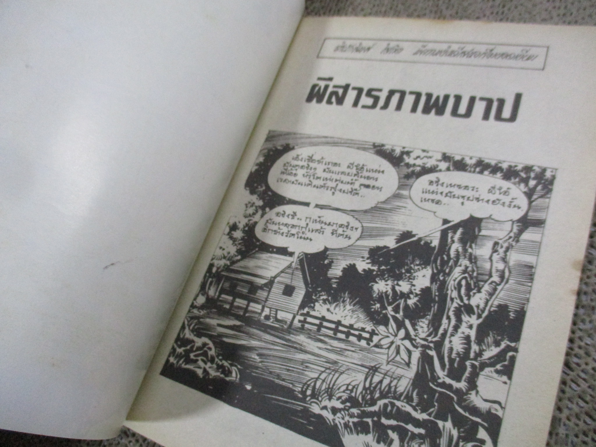 การ์ตูนไทยเล่มละบาท ปก5บาท เรื่อง ผีสารภาพบาป
